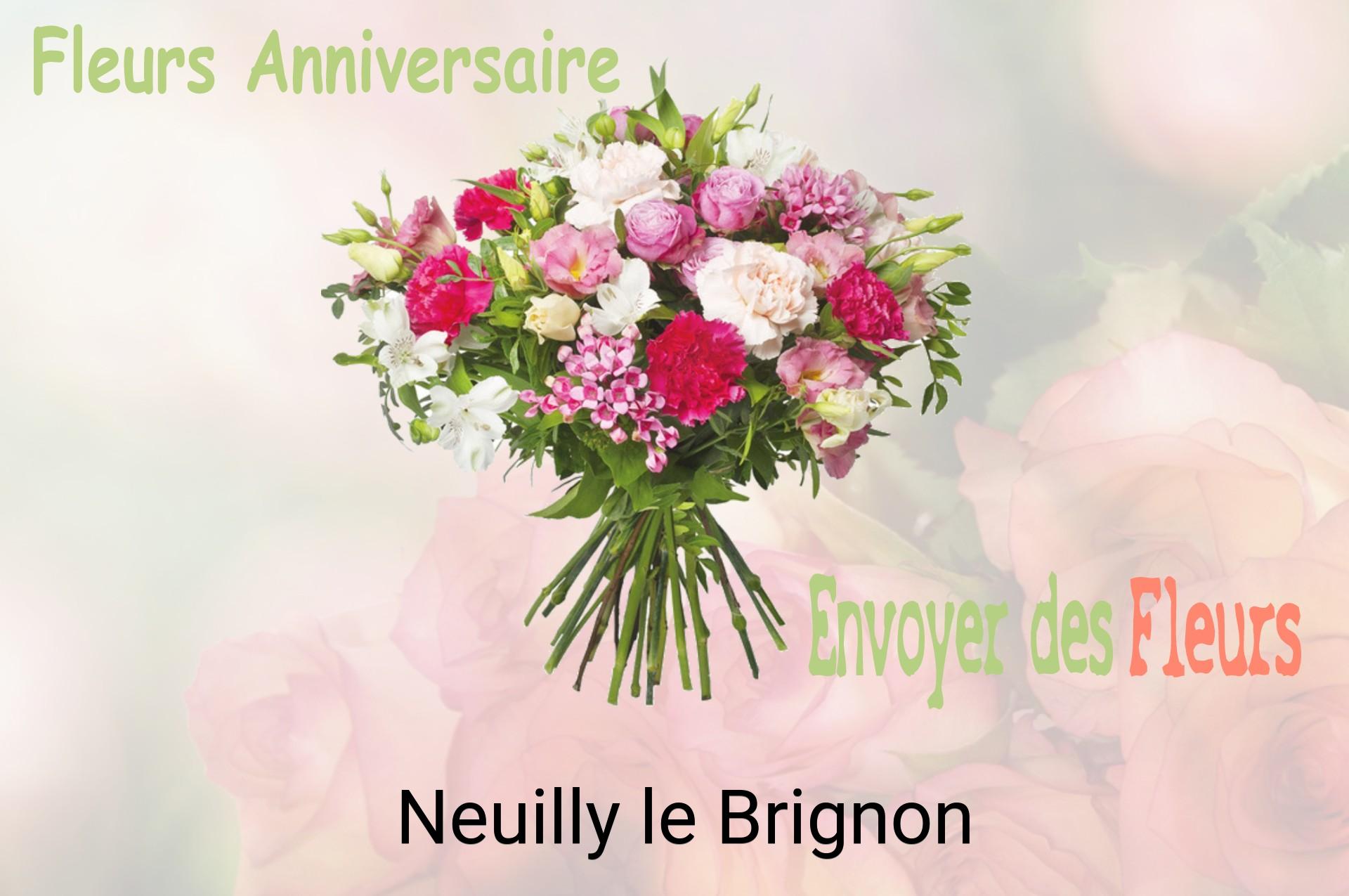 Bouquet de fleurs d’anniversaire livré à Neuilly-le-Brignon