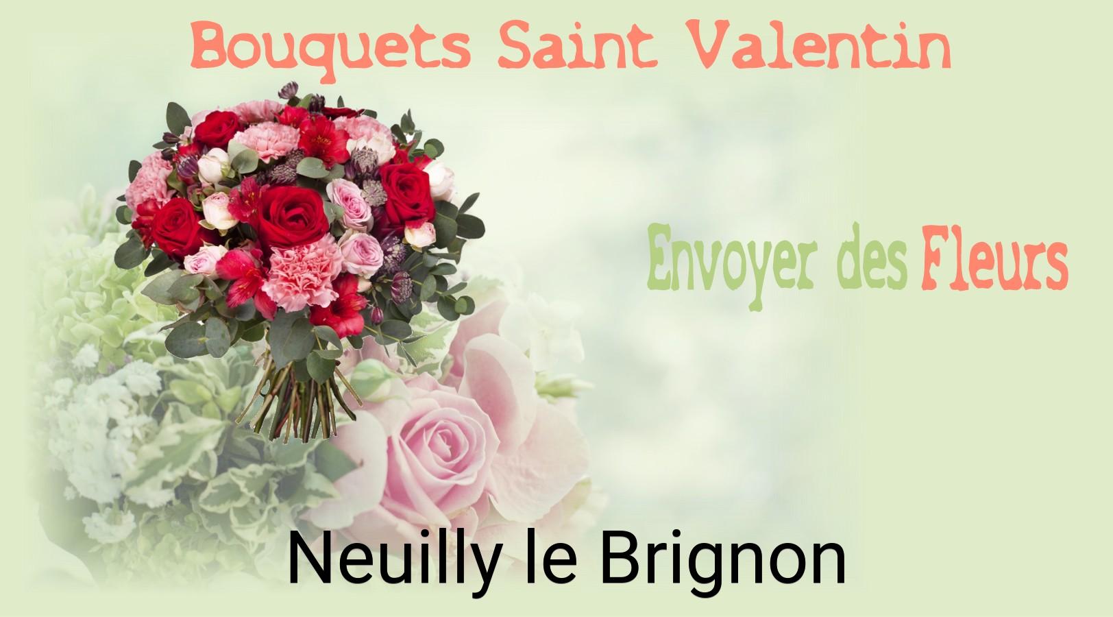 Roses de Saint-Valentin livrées à Neuilly-le-Brignon